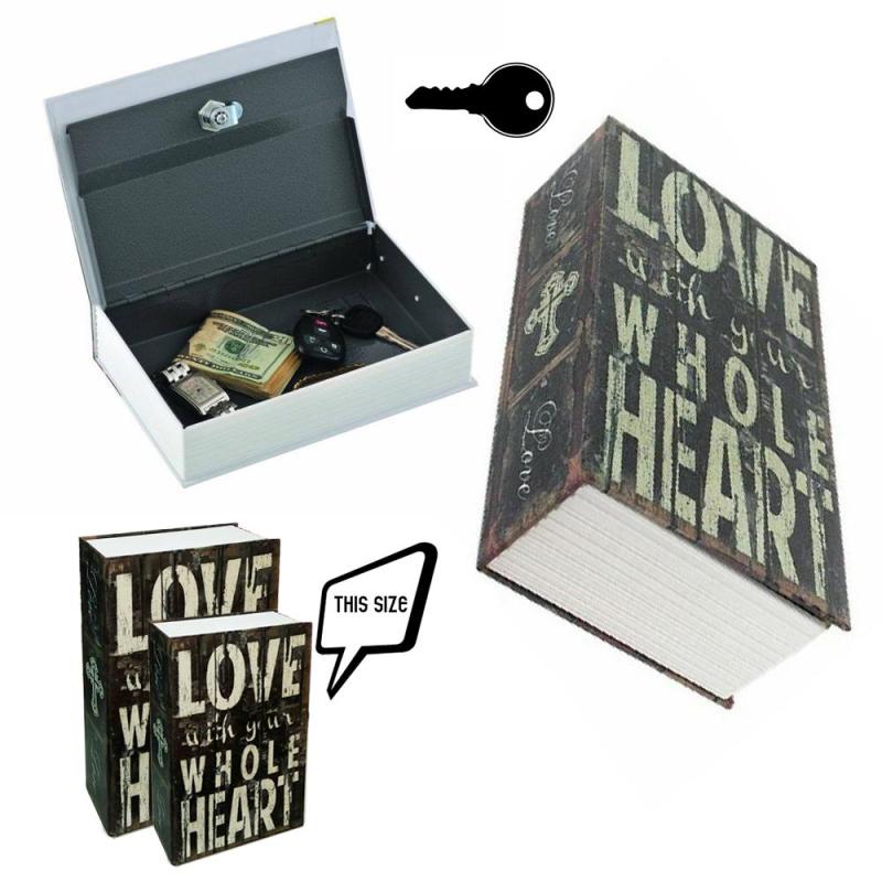 Két sắt giả sách Love - hộp đựng bảo mật giấu đồ chữ LOVE - GD085