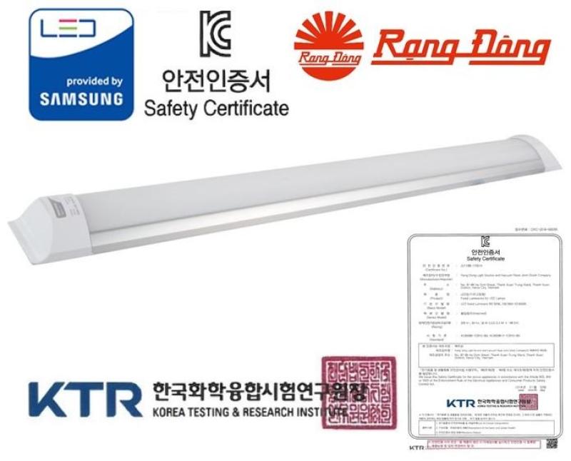 [Lấy mã giảm thêm 30%]Đèn LED bán nguyệt Rạng Đông 36W 120 cm Chứng nhận KC Korea ChipLED Samsung 2 năm bảo hành Mới