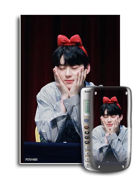 Decal trang trí máy tính Casio/Decal trang trí máy tính Vinacal Fan Wanna One 022