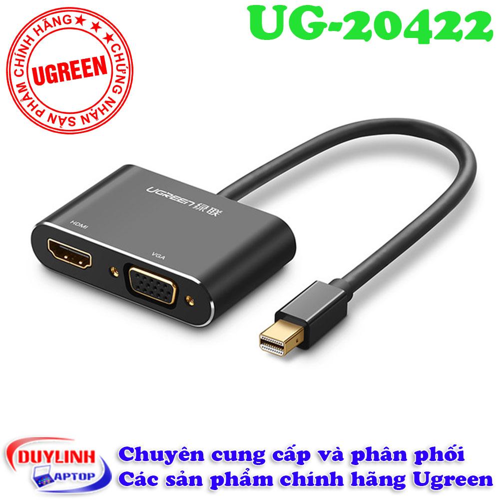 Cáp Thunderbolt to HDMI + VGA | Dây Mini Displayport to HDMI + VGA UGreen