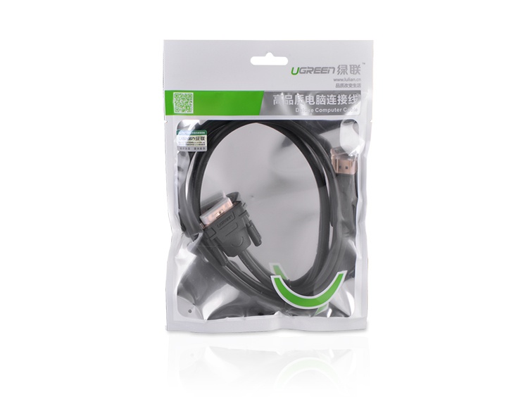 Dây cáp DisplayPort đực sang DVI-D (24+1) đực hỗ trợ 1920x1200 dài 1-8M UGREEN DP103 Dây cáp DisplayPort đực sang DVI-D (24+1) đực hỗ trợ 1920x1200 dài 1-8M UGREEN DP103