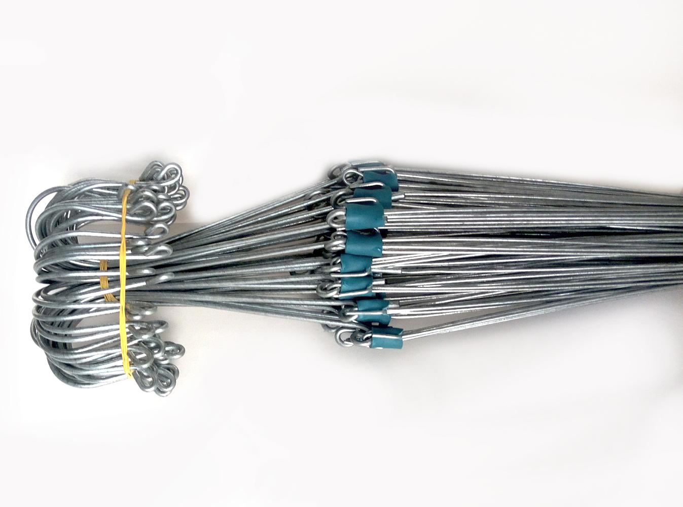 50 móc kẽm treo lan chiều dài 70cm - Chất liệu kẽm chắc chắn, độ bền cao - Hàng Việt Nam