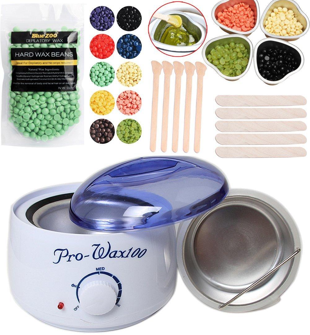 Combo nồi nấu sáp pro wax+300g sáp hard wax baens
