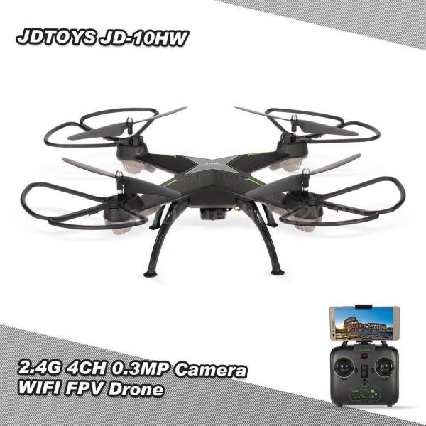Flycam JD-10 Bản Nâng Cấp Thế Hệ Mới, Camera FPV, Truyền Trực Tiếp Qua Điện Thoại( Tặng 1 Pin)