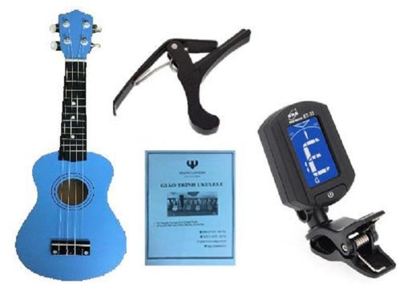 KHUYẾN MÃI LỚN mua đàn ukulele soprano tặng ngay CAPO nâng tông + bao vải cao cấp + máy lên dây điện tử  - HÀNG CÓ SẴN