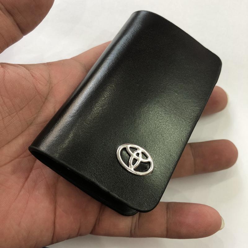 Bao da chìa khóa ô tô logo xe Toyota