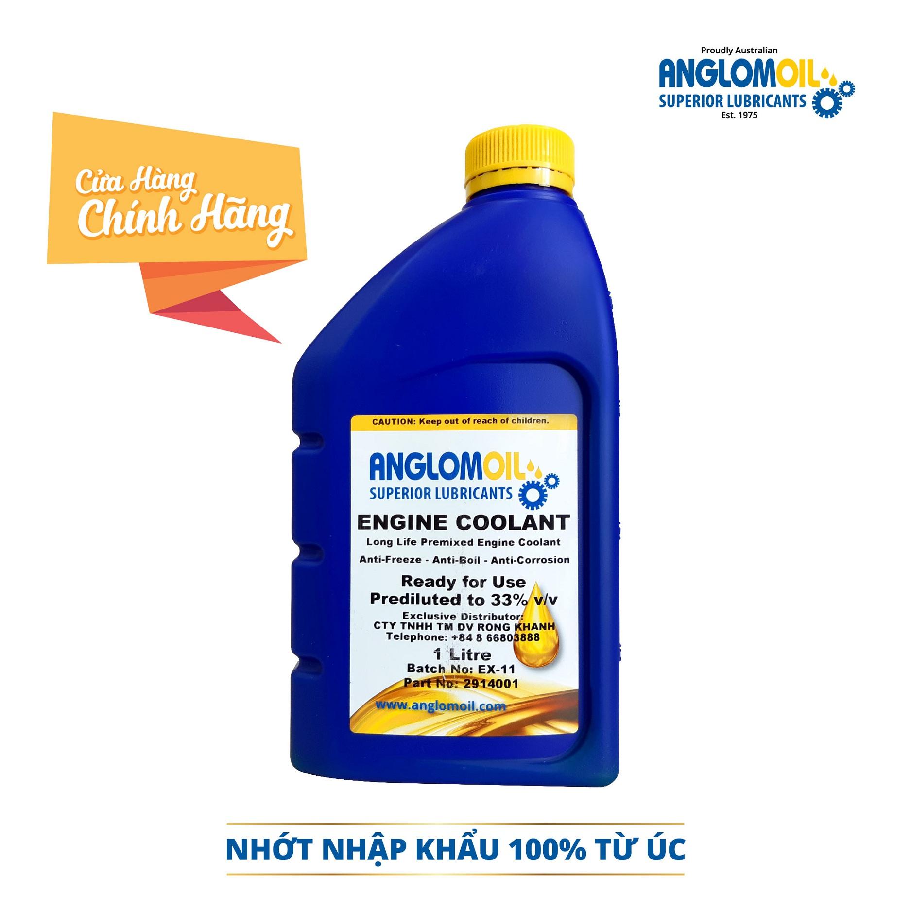 Engine Coolant - Nước làm mát xe máy Anglomoil, công nghệ Hybrid Additive chống ăn mòn