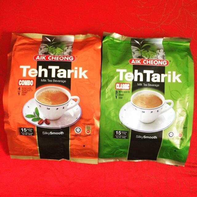 Combo Trà sữa Teh Tarik aik cheong vị truyền thống/vị cà phê.