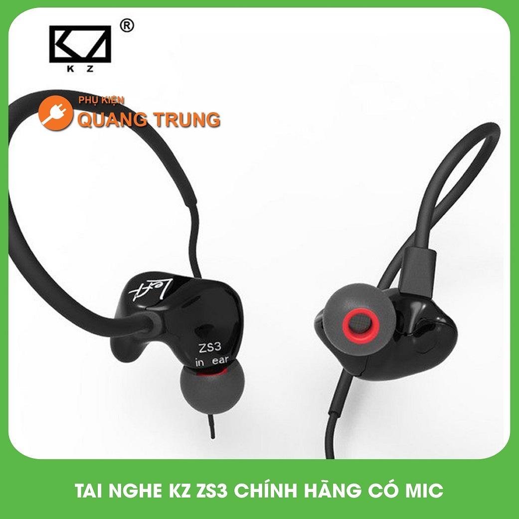 Tai nghe kz zs3 -có mic-tặng hộp đựng