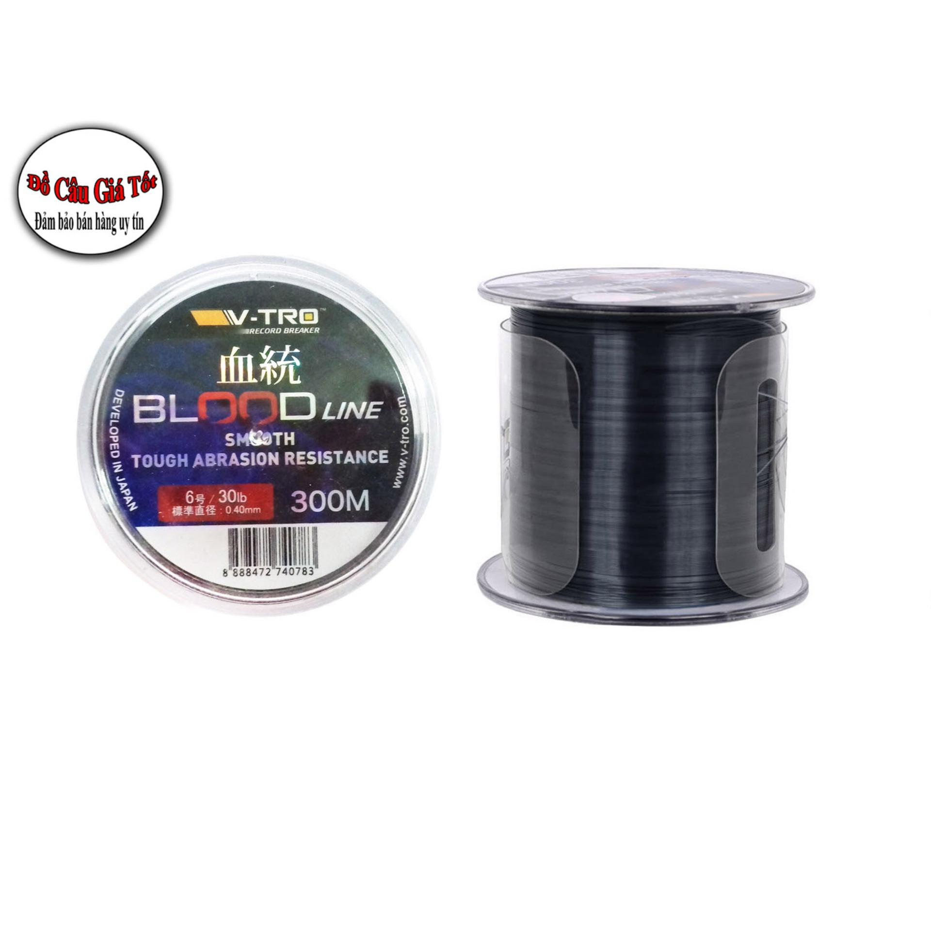 [HCM]Dây cước câu cá Bloodline Thương Hiệu V-Tro Nhật Bản 0.40mm