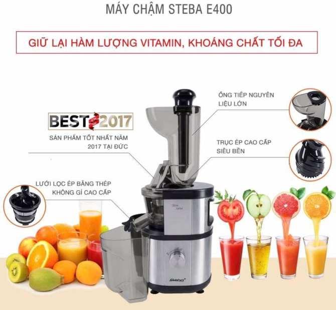 Máy ép chậm steba e400chlb đức