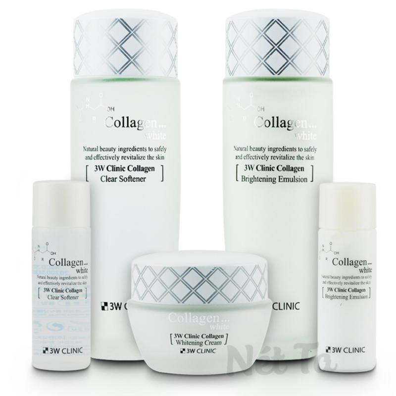 Bộ dưỡng trắng da 3W Clinic Collagen White - Hàn Quốc
