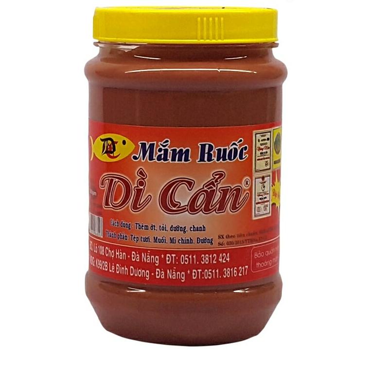 Mắm ruốc Dì cẩn Đà nẵng chợ Hàn hủ 500mg