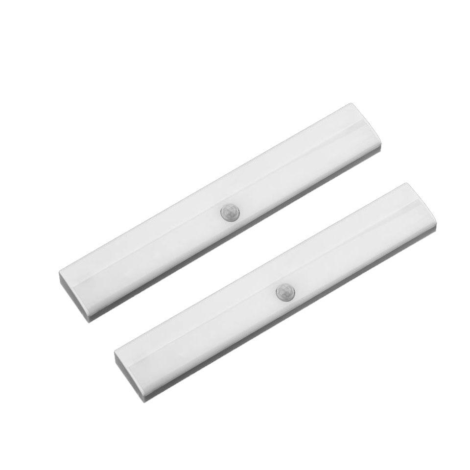 Combo 2 Bóng Led Đèn Cảm Ứng Thông Minh Hồng Ngoại Dùng Pin Gắn Tủ Quần Áo, Tủ Giầy, Bếp
