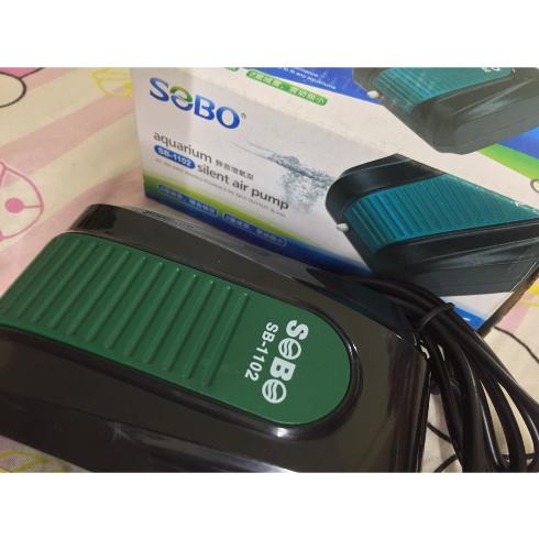 Máy sủi bọt oxi chạy êm không ồn Sobo  SB 1102 1 vòi + 1m dây + 1 cục sủi- có điều chỉnh