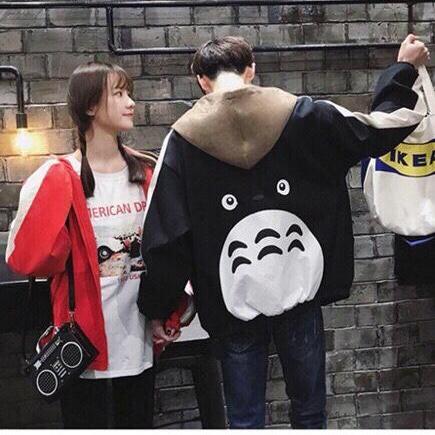 Áo khoác dù tình nhân mặt chim cánh cụt B044 ERIK