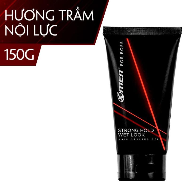 Keo vuốt tóc X-Men For Boss Gel STRONG HOLD WET LOOK 150G nhập khẩu