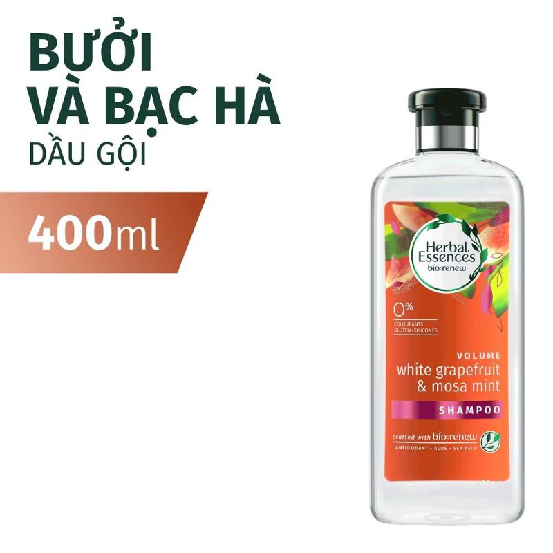 Dầu Gội Herbal Essences Bưởi & Bạc Hà 400ml