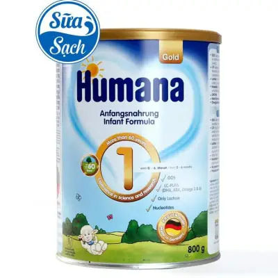 [HCM]Sữa Humana Gold số 1 0-6 tháng 800g