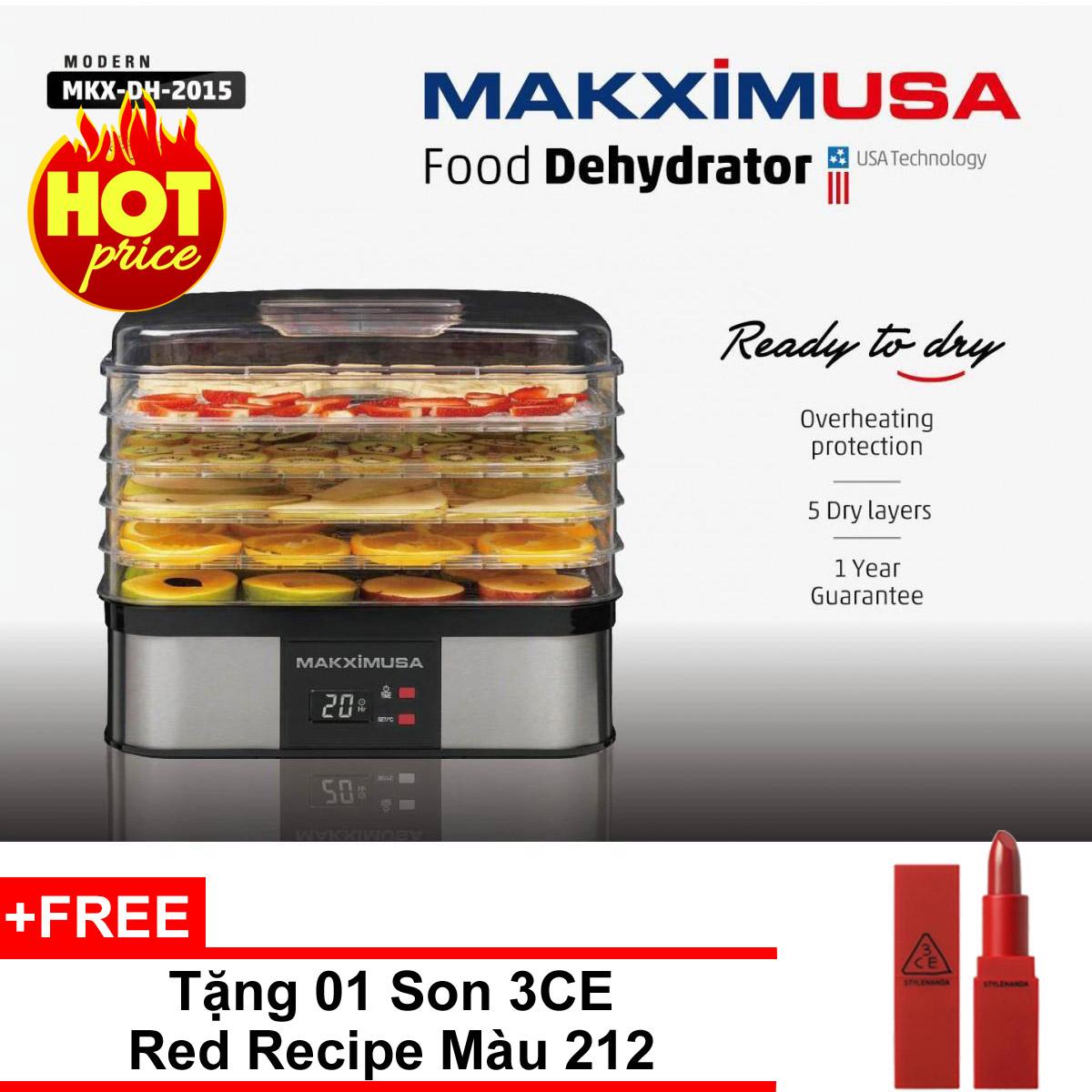 Máy sấy hoa quả makxim usa mkx-dh-2015 + tặng quà khuyến mãi cực hot