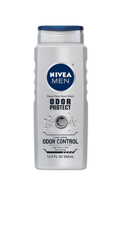 Gel tắm gội khử mùi nam 3 trong 1 NIVEA Men Odor Protect 3-in-1 Body Wash 500ml (Mỹ)