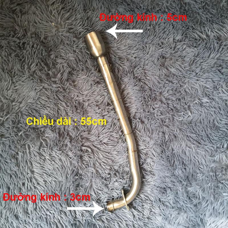 [CẨN THẬN ]  Cổ bô inox 304 GẮN cho   xe  MÁY ,WAVEA ,DREAM