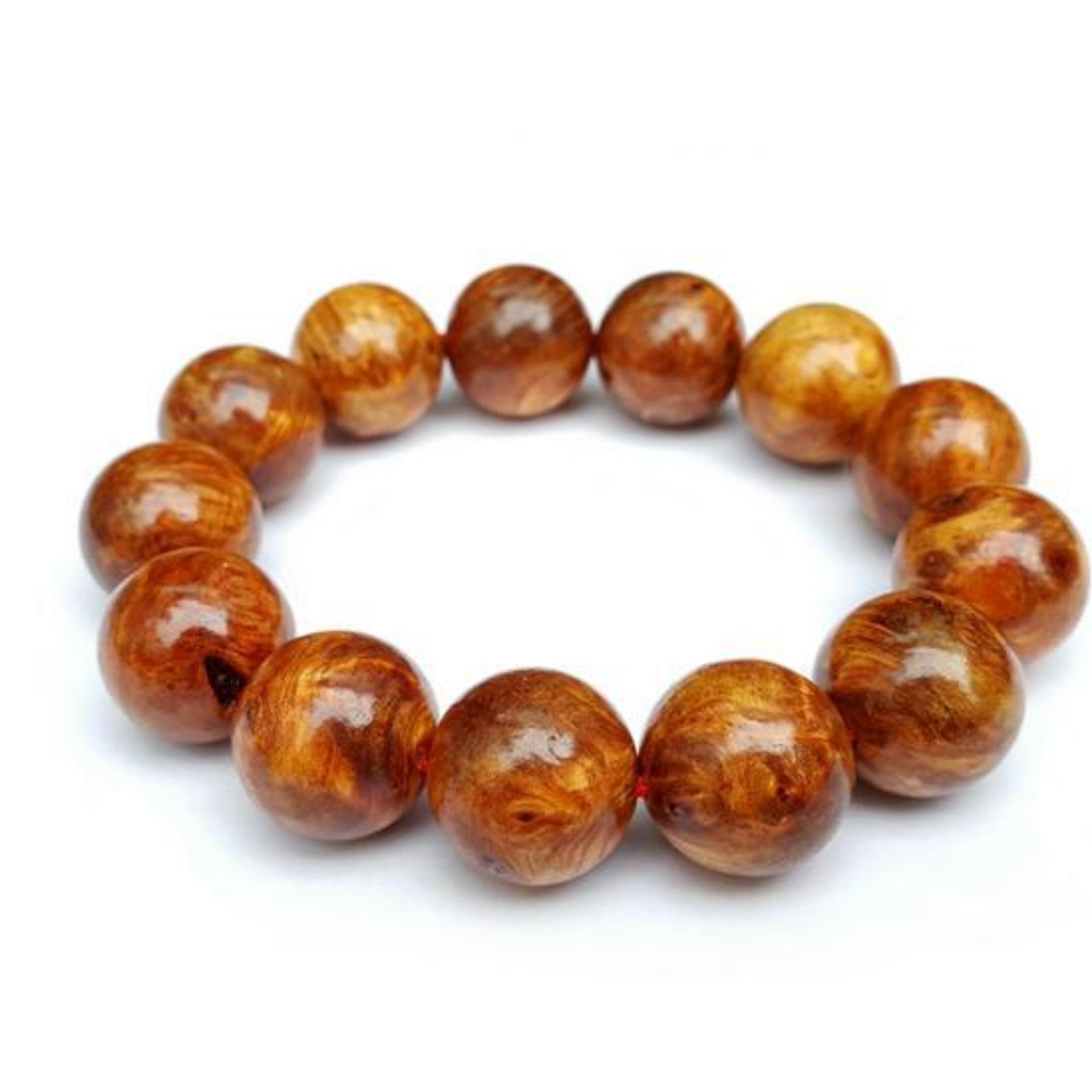 Vòng tay gỗ nu huyết long 14 li (huyết rồng) -Phong thủy mang lại danh tiếng và quyền lực, biến những giấc mơ trở thành hiện thực