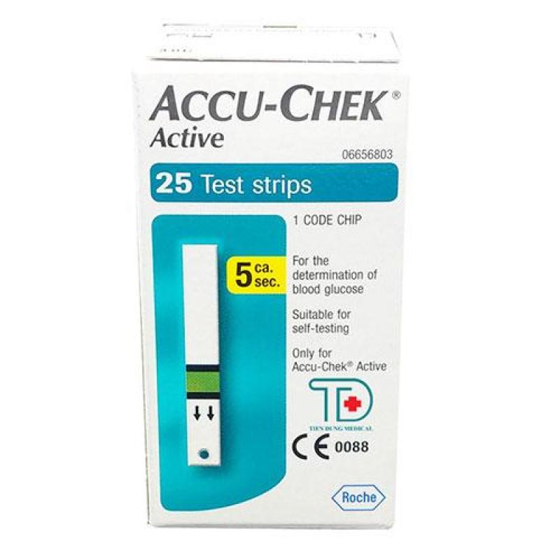 Hộp 50 que thử đường huyết Accu-check Active
