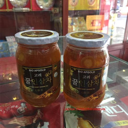 Sâm tươi 6 năm tuổi ngâm mật ong Hàn Quốc Bio AP Gold combo- Tăng sức khỏe