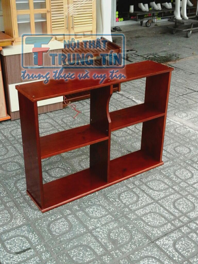 Gía sách treo tường gỗ ngang 80 cm nâu