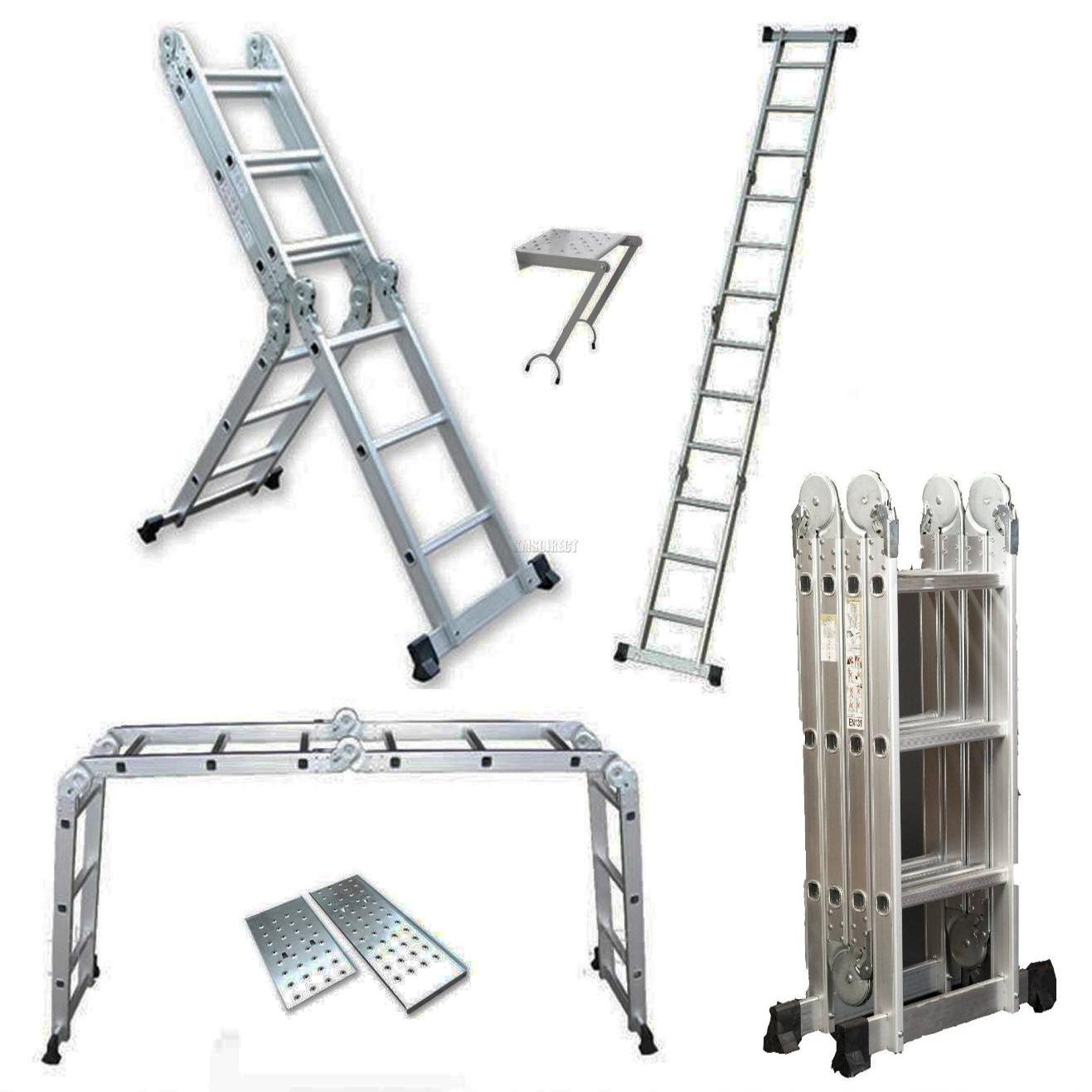 [HCM]Thang nhôm gấp 4 đoạn 58m  Nikita GA58