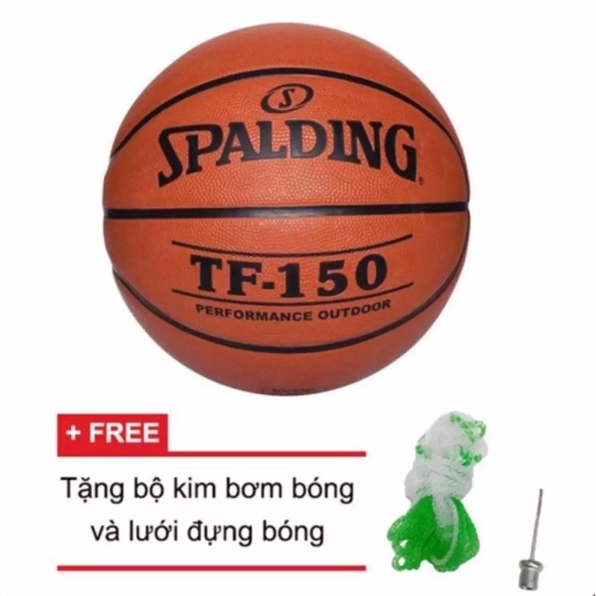 Quả bóng rổ Spalding TF150 Performance Outdoor Size 7 +Tặng bộ kim bơm bóng và lưới đựng bóng v1