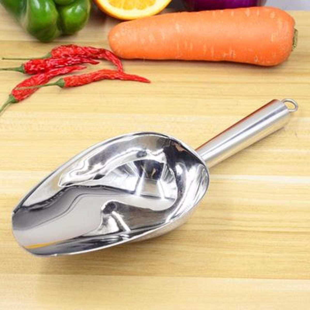 Môi, muỗng xúc đá - xúc bột cao cấp inox 304