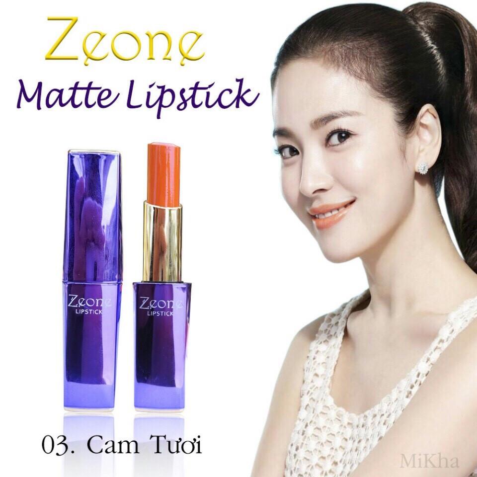 [HCM]Son Môi Zeone Cao Cấp màu cam tươi Hàn Quốc