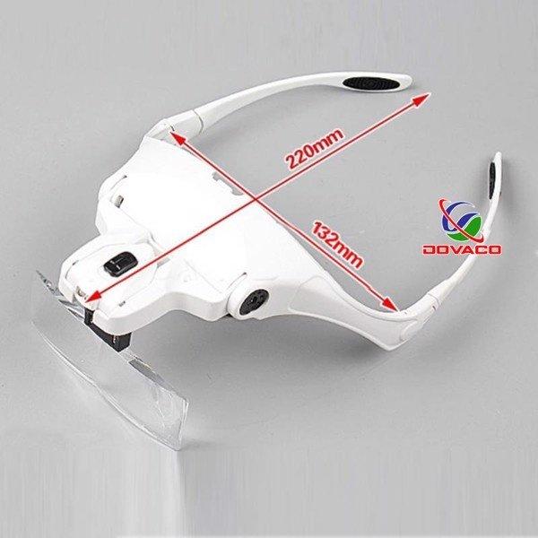 Kính lúp đeo mắt có đèn v5 cao cấp dova
