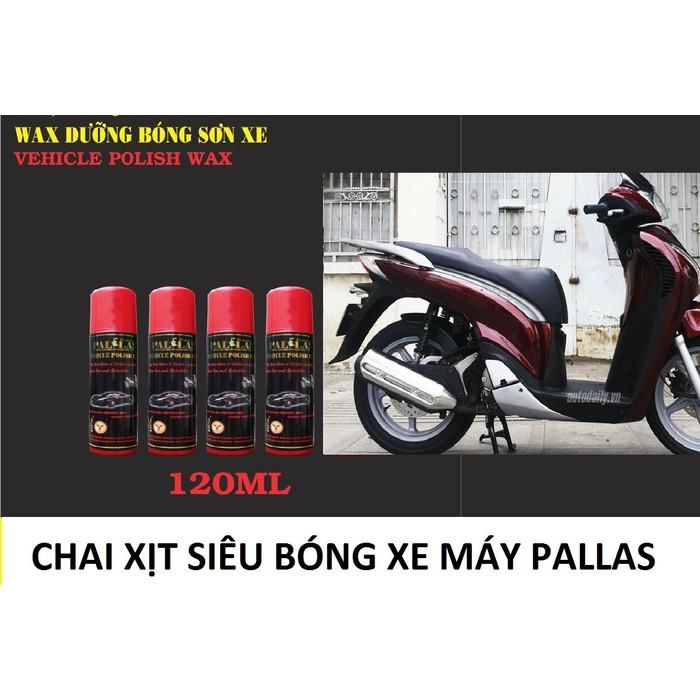 WAX LÀM BÓNG NHỰA XE MÁY SIÊU BÓNG - bộ 2 chai