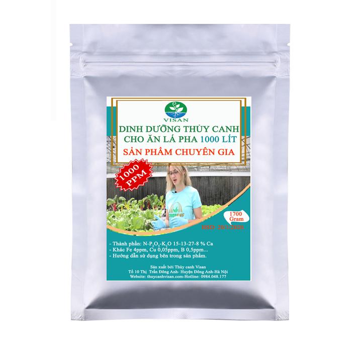 Phân bón thủy canh | Bột thủy canh | Dinh dưỡng thủy canh ăn lá 1000 lít 1000PPm