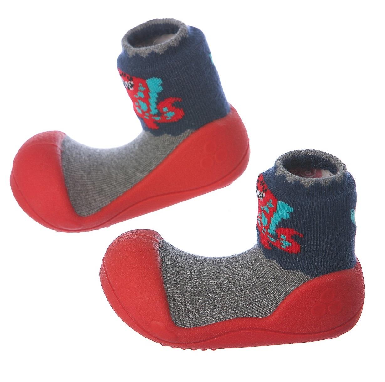 Giầy tập đi attipas dinosaur red a18dr, hàn quốc