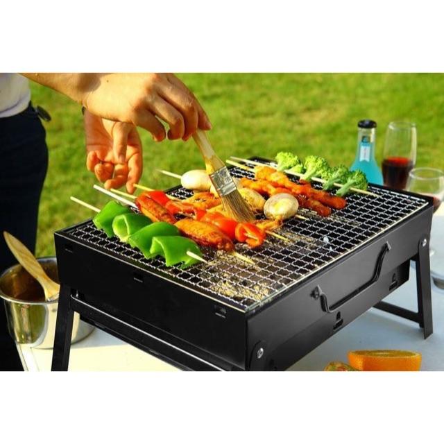 Bếp nướng than hoa vuông gấp gọn