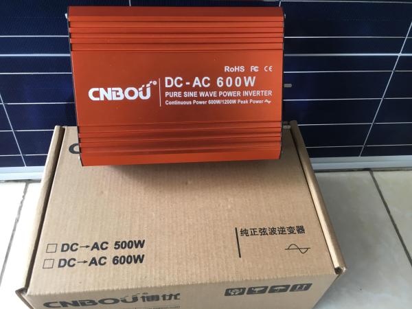 Kích điện sóng sin tinh khiết CNBOU 12vol DC -220vol AC 600w