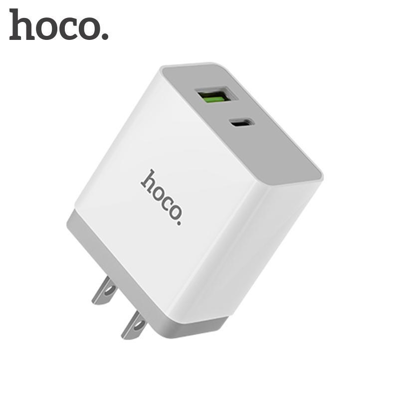 Củ Sạc Hoco C24A QC 3.0 18W USB + Type-C