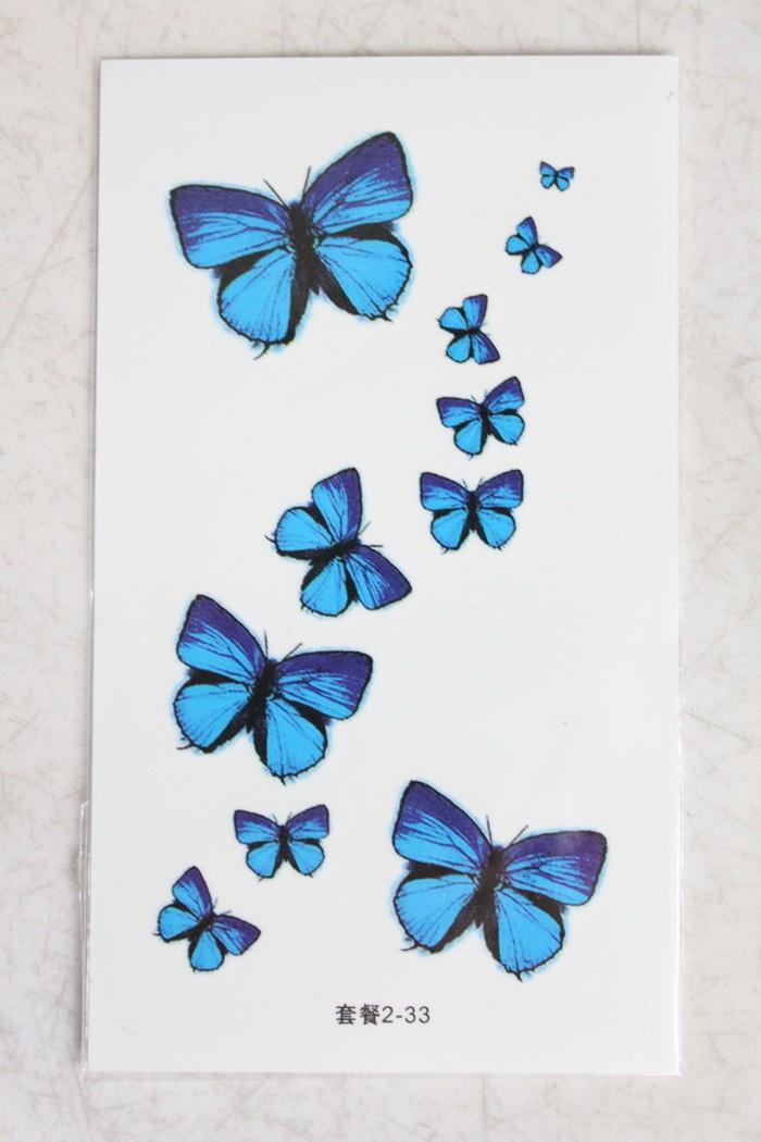 Hình xăm hoa bướm 2-33