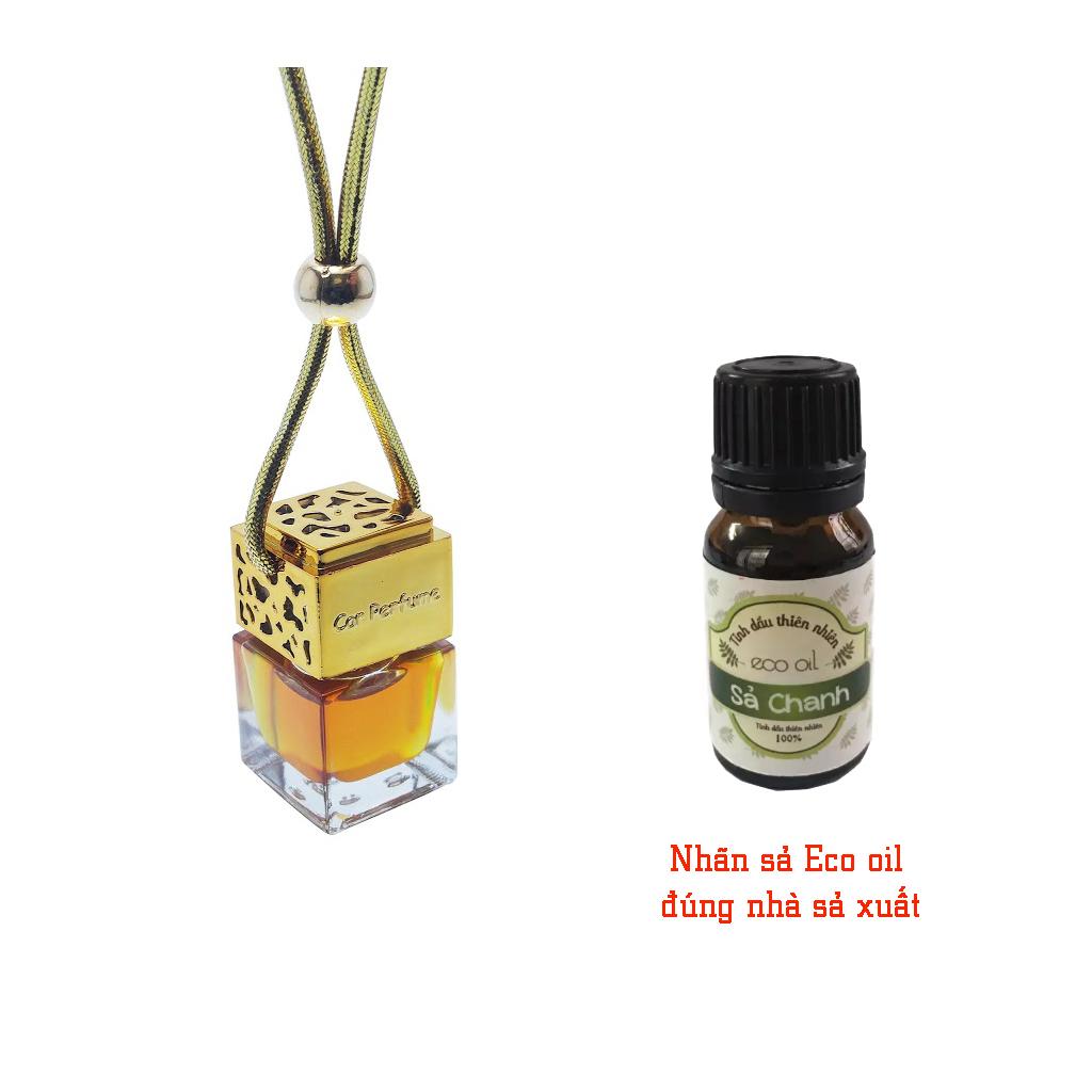 Tinh dầu treo sả chanh Eco oil nắp vàng(Cam kết nhãn như hình)