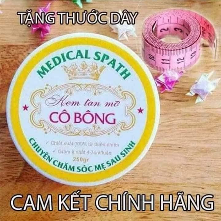 Kem tan mỡ cô bông chính hãng tặng kèm thước dây