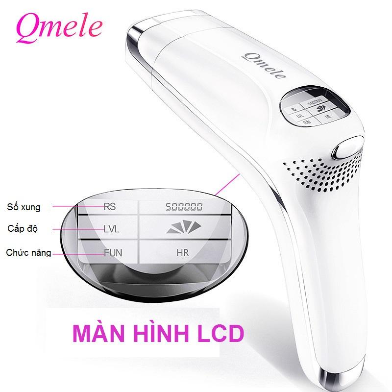 Máy triệt lông Qmele công nghệ IPL 500 000 xung, màn hình LCD chính hãng