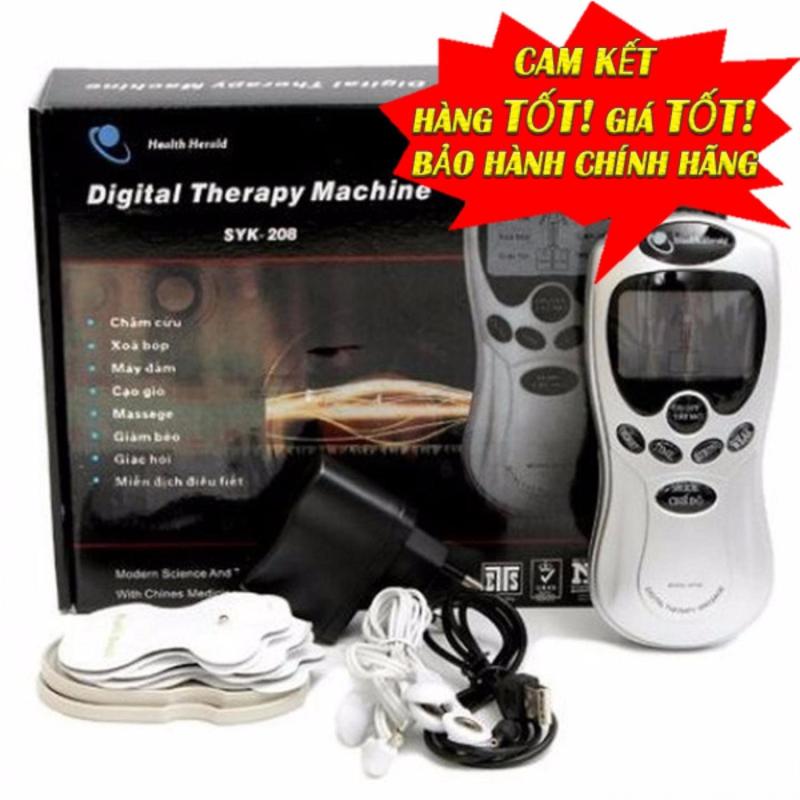 Máy massage trị liệu xung điện 4 miếng dán - hàng nhập khẩu - Bảo hành toàn quốc 1 đổi 1