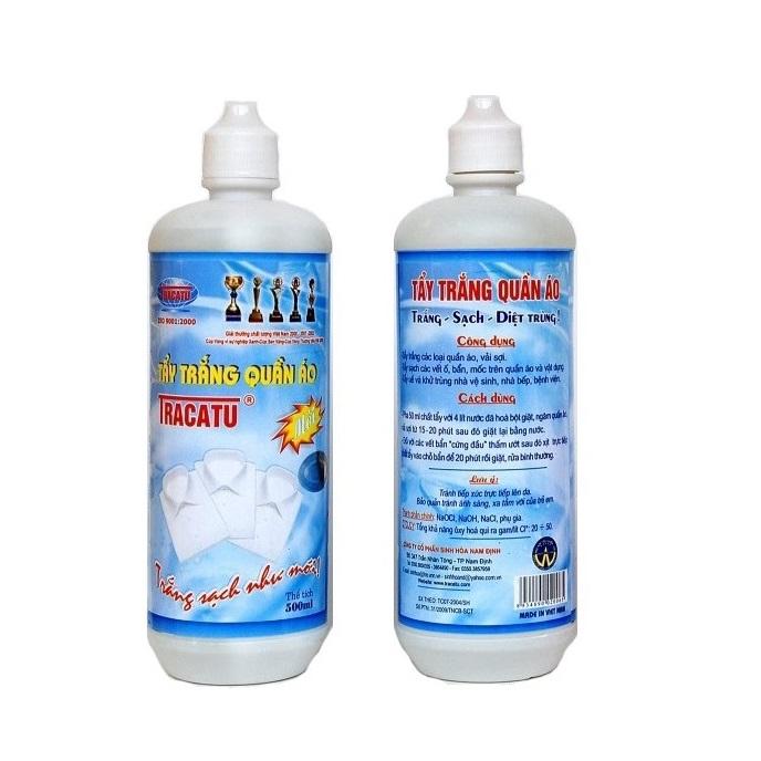 COMBO 2 LỌ THUỐC TẨY TRẮNG,TẨY MỐC QUẦN ÁO TRACATU 500ML
