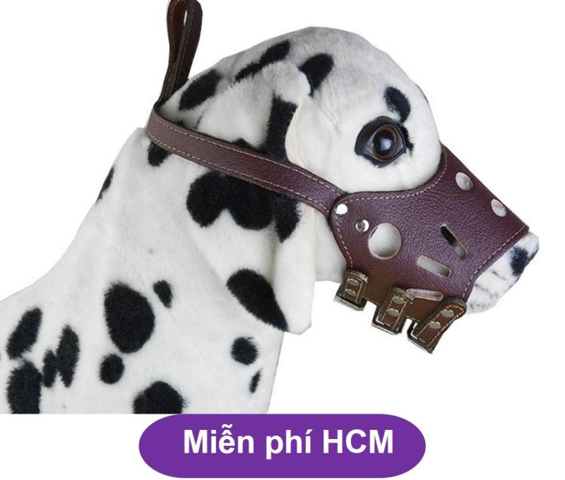HCM-Rọ mõm cho chó -Rọ mõm da chống sủa (size M chó 8-16kg) HP2111018