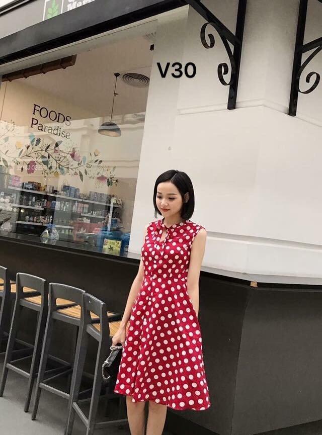 Đầm xòe voan đầm công sở thanh lịch PT MS161