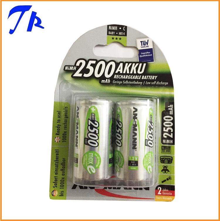 [HCM]Pin sạc trung C pin sạc LR14 ansmann 2500mah ( vỉ 2 viên )